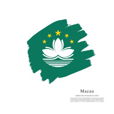 doku ile Makao bayrağı 