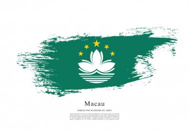 doku ile Makao bayrağı 