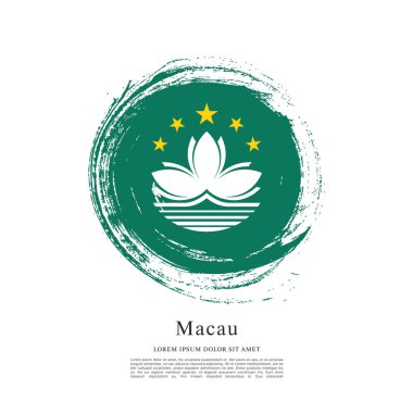 doku ile Makao bayrağı 