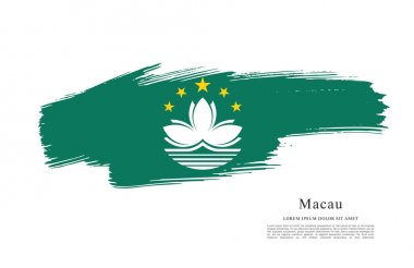 doku ile Makao bayrağı 