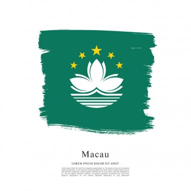 doku ile Makao bayrağı 