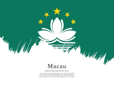 doku ile Makao bayrağı 