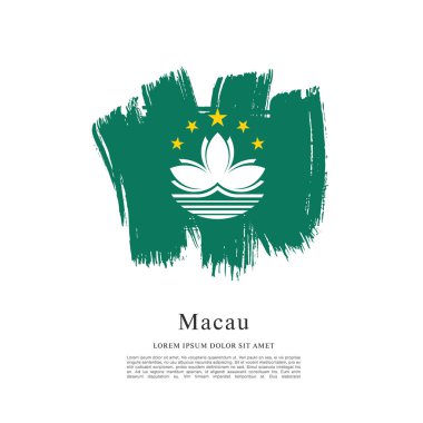 doku ile Makao bayrağı 