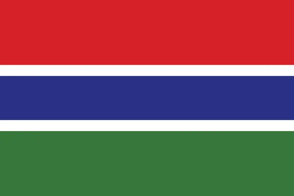 Textur mit Flagge von Gambia — Stockvektor