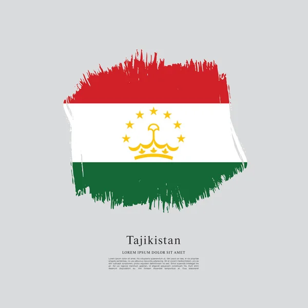 Bandera Nacional de Tayikistán — Archivo Imágenes Vectoriales