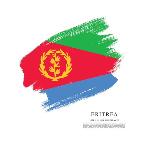 Eritre bayrağı ile doku