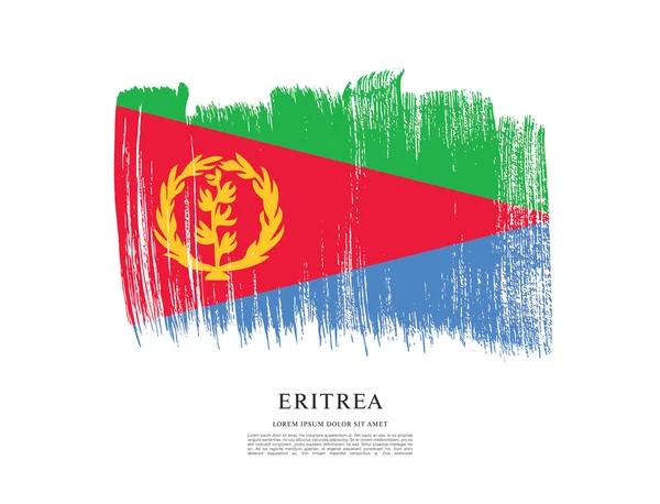 Eritre bayrağı ile doku