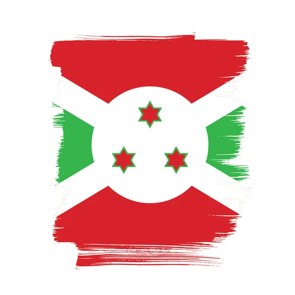 Textura s vlajka Burundi — Stockový vektor
