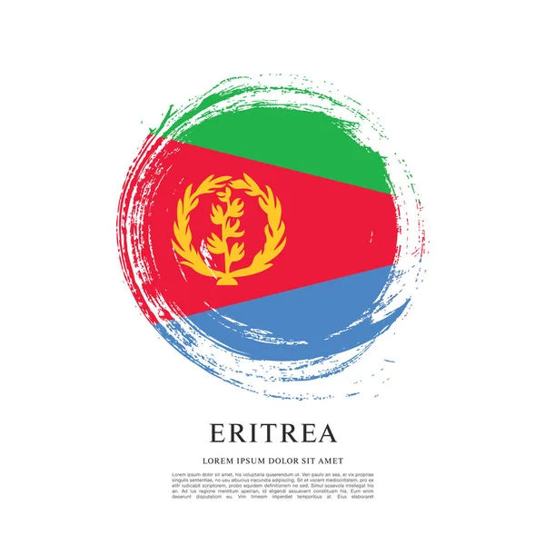 Eritre bayrağı ile doku