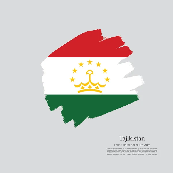 Bandera Nacional de Tayikistán — Archivo Imágenes Vectoriales