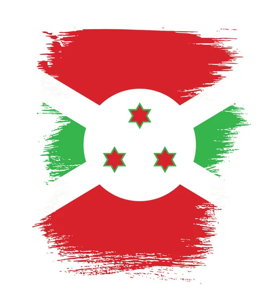 Textuur met vlag van Burundi — Stockvector