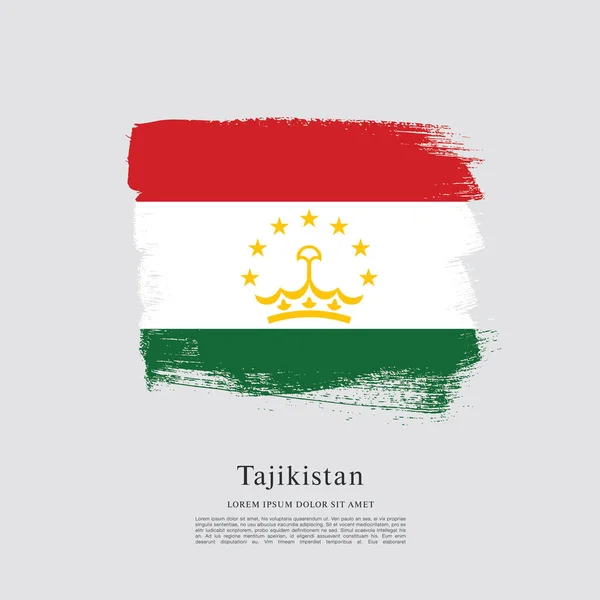 stock vector national flag of Tajikistan 