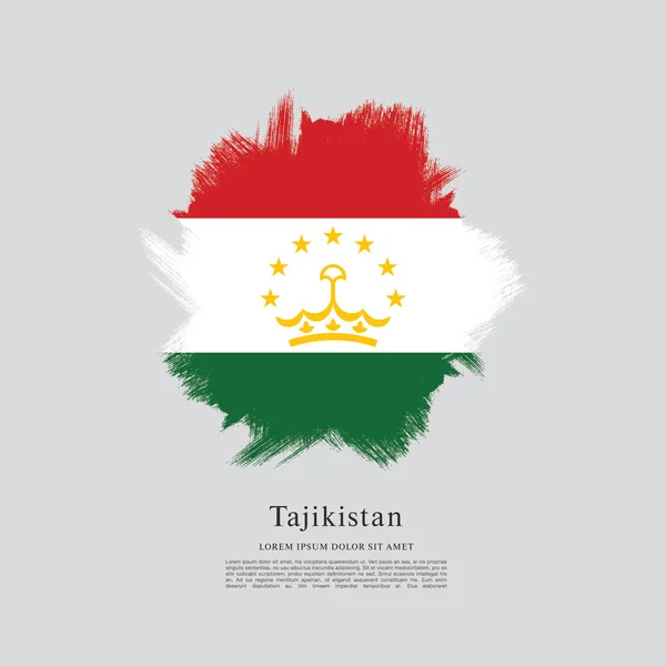 Tádzsikisztán zászlaja — Stock Vector