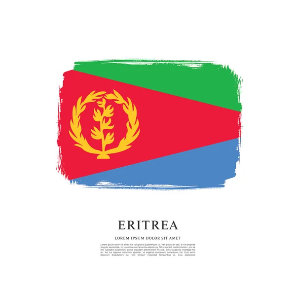 Texture with flag of Eritrea — Stock Vector