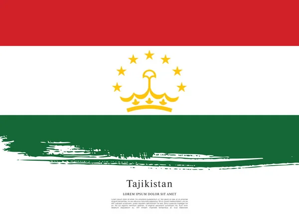 Bandera Nacional de Tayikistán — Archivo Imágenes Vectoriales