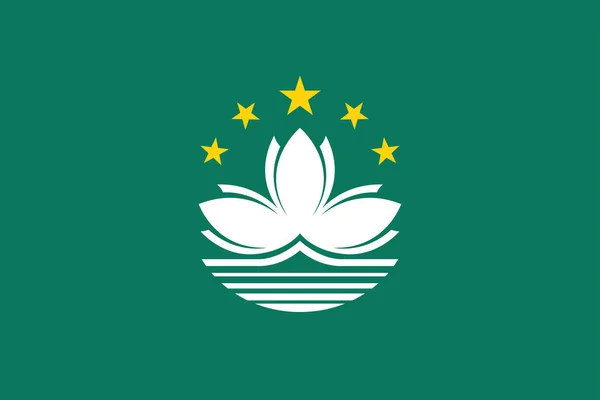 Textura con bandera de Macao — Vector de stock