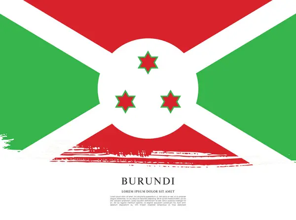 Textura con bandera de Burundi — Vector de stock