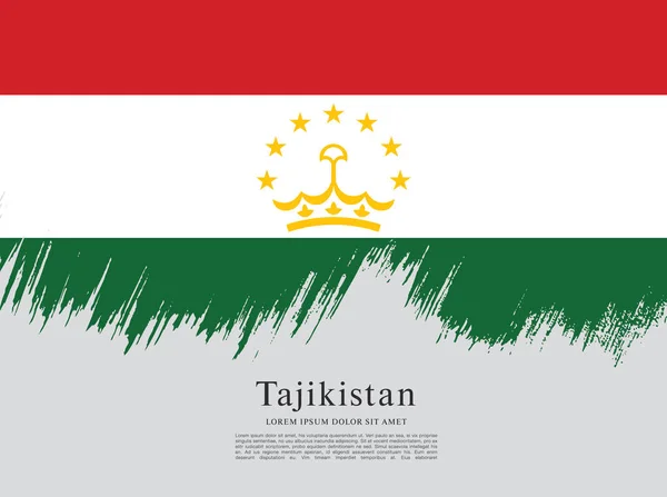 Tacikistan bayrağı — Stok Vektör