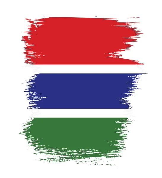 Textura con bandera de Gambia — Archivo Imágenes Vectoriales