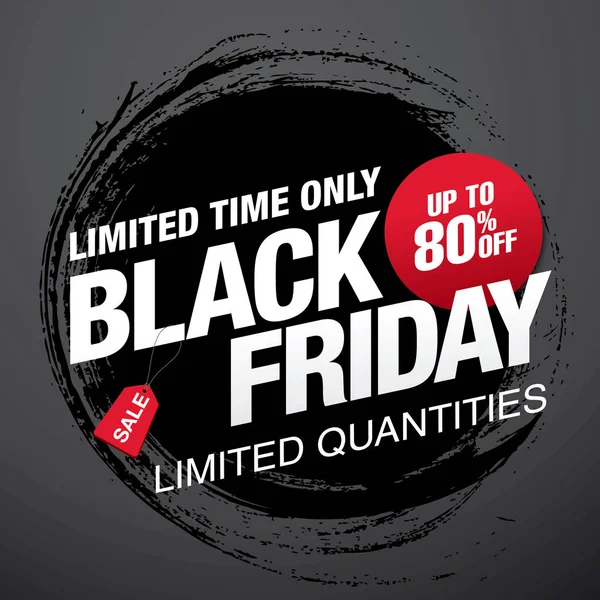 Black Friday Banner de venta — Archivo Imágenes Vectoriales