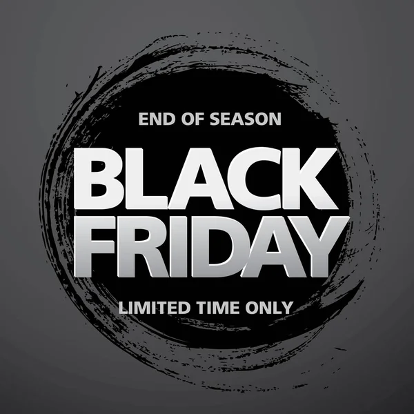 Black Friday Banner de venta — Vector de stock