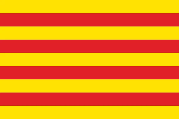 カタルーニャ旗を持つテクスチャー — ストックベクタ