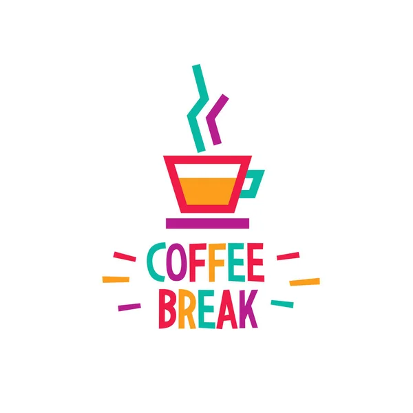 Coffee break logo — Stockvector