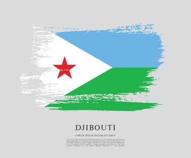 Cibuti poster bayrağı