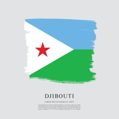 Cibuti poster bayrağı
