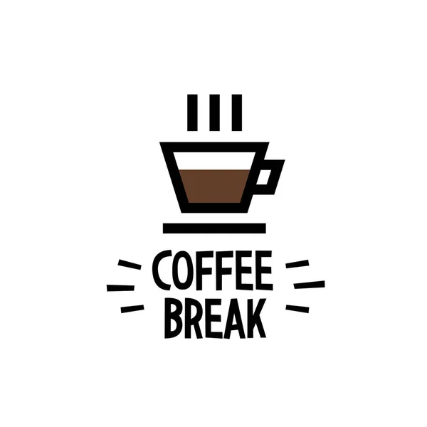 Coffee break logo — Stockvector