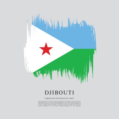 Cibuti poster bayrağı
