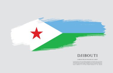 Cibuti poster bayrağı