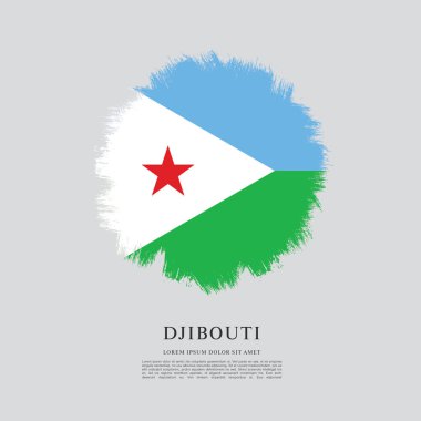 Cibuti poster bayrağı
