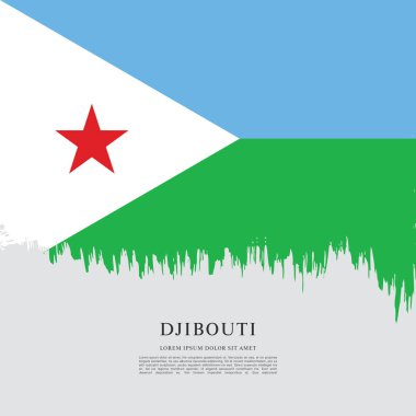 Cibuti poster bayrağı