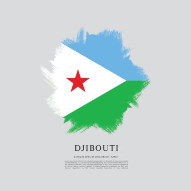 Cibuti poster bayrağı