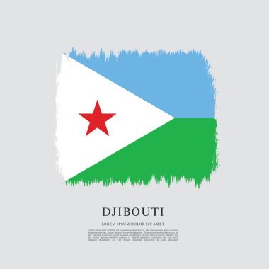 Cibuti poster bayrağı