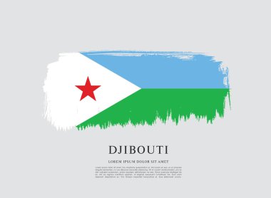 Cibuti poster bayrağı