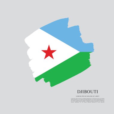 Cibuti poster bayrağı