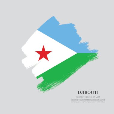 Cibuti poster bayrağı