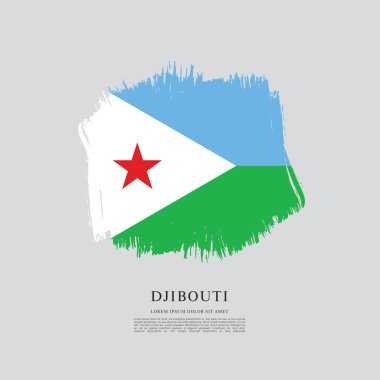 Cibuti poster bayrağı
