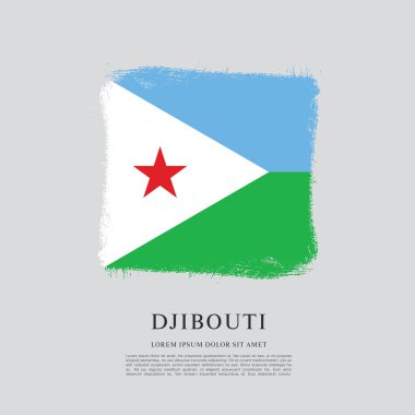 Cibuti poster bayrağı