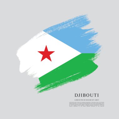 Cibuti poster bayrağı