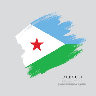 Cibuti poster bayrağı