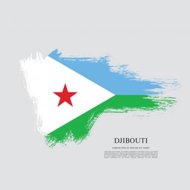 Cibuti poster bayrağı