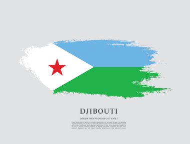 Cibuti poster bayrağı