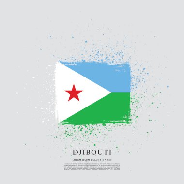 Cibuti poster bayrağı
