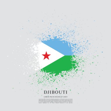 Cibuti poster bayrağı