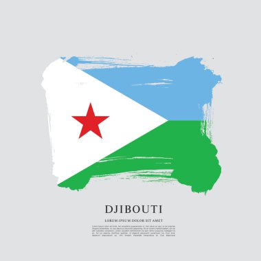 Cibuti poster bayrağı