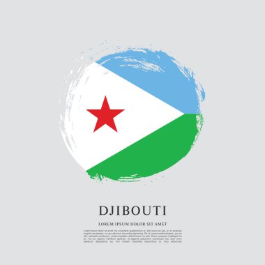Cibuti poster bayrağı