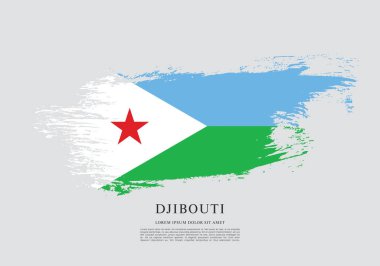 Cibuti poster bayrağı